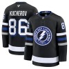 Tampa Bay Lightning Dresy Fanatics Premium Nikita Kucherov 2024-25 Černá Třetí - Pánské